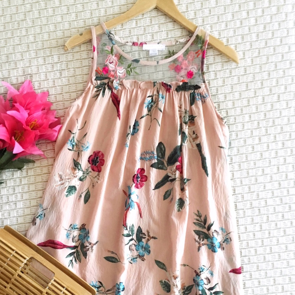 Small Left Pink Floral Dress